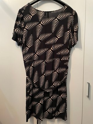 Vestido Vero Moda Talla 46 Negro/Beige