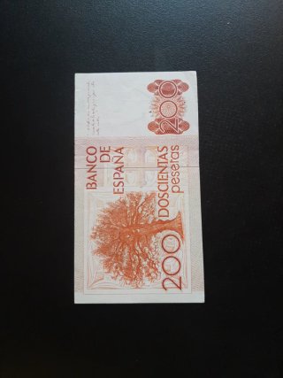 BILLETE DE 200 PESETAS DE 1980 SERIE ESPECIAL 9A