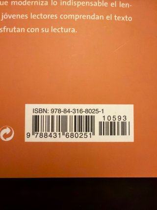 Libro juvenil Lazarillo de Tormes
