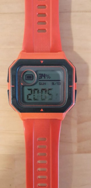 Reloj Amazfit Neo Negro/Rojo