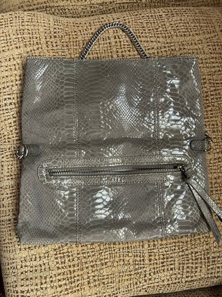 Bolso piel efecto serpiente bandolera/clutch