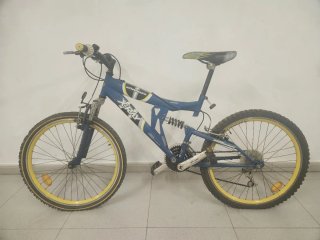 Bicicleta 24 Azul y Amarilla