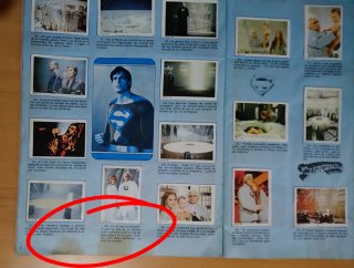 Álbum de cromos Superman