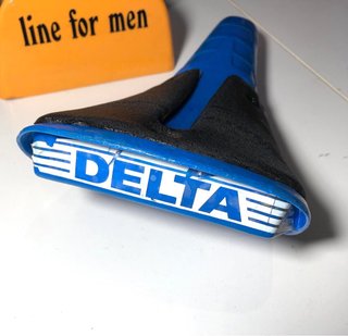 Sillin Delta azul bicicleta bmx clásica
