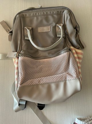 Mochila Venice Beige y Rosa