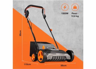 VonHaus Cepillo Eléctrico Césped Artificial 1500W