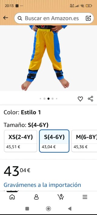 Disfraz Superhéroe Niño 4-6 Años