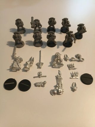 Warhammer 40k Marines Espaciales Piezas