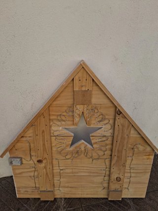 Cabecero infantil casita blanco