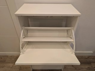Zapatero Bissa Ikea 2 compartimentos blanco