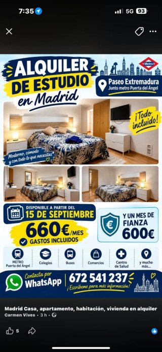 Alquiler de estudio
