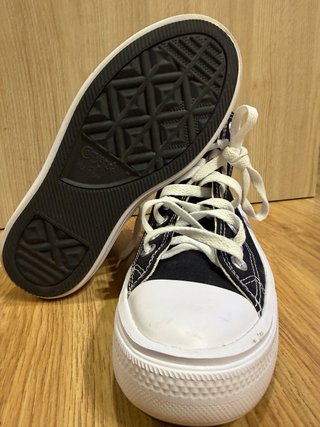 Converse plataforma negras T.36,5