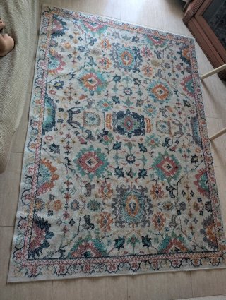 Alfombra estilo persa multicolor