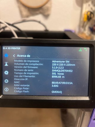 Impresora 3D Flashforge Adventurer 5M