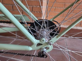 Bicicleta Paseo Vintage Capri Valentina Verde