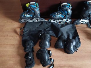 Patines Oxelo Talla 38-41 + Protecciones