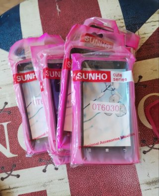 Funda móvil rosa
