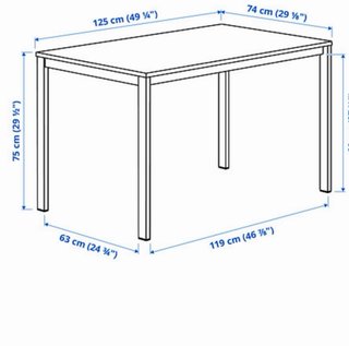 Mesa Comedor Blanca y 4 Sillas blancas