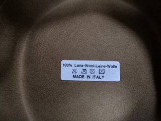 Sombrero da donna 100% lana Italia + scatola porta-sombrero