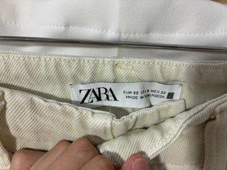 Pantalones Zara anchos verdes
