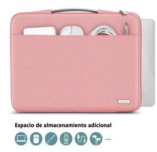 Funda Portátil TECOOL 15-15,6 Rosa