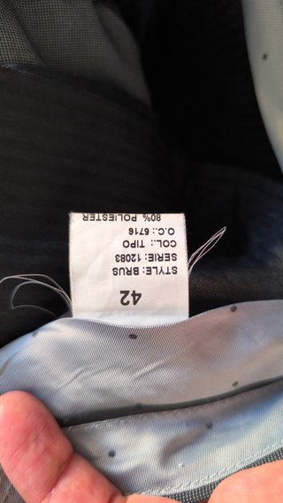 Traje de hombre gris
