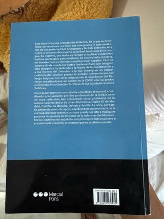 Libro de derecho constitucional II UNED CCJJAAPP
