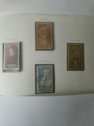 Lote Sellos España Personajes Ilustres 1967