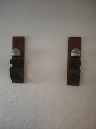 Juego de 2 apliques de pared