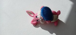Figura Conejo de pascua PVC Años 80