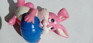Figura Conejo de pascua PVC Años 80