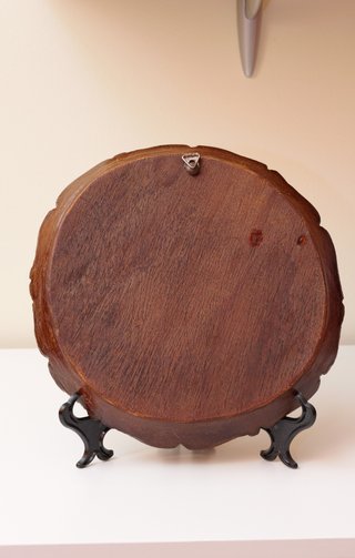 Plato Decorativo Madera Vintage