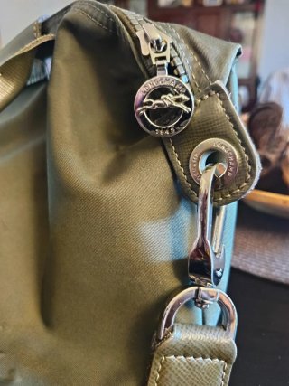 Bolso Longchamp Caqui Usado Auténtico