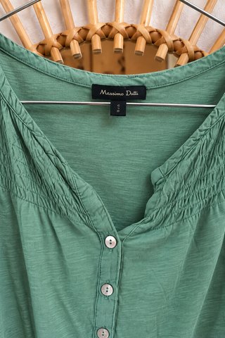 Camiseta Massimo Dutti verde sin mangas Talla S