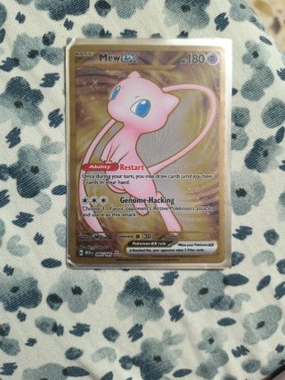 Mew EX Carta Pokémon Gold Promo 205/165