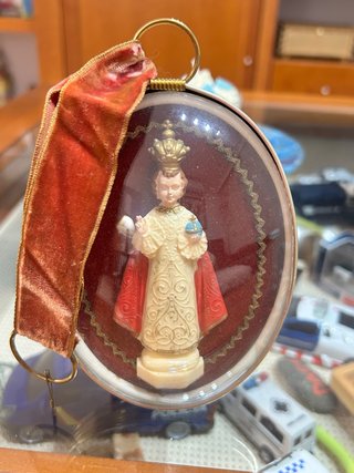 Relicario Niño Jesús de Praga Antiguo.
