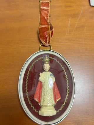 Relicario Niño Jesús de Praga Antiguo.