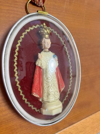 Relicario Niño Jesús de Praga Antiguo.