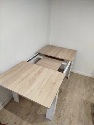 Mesa extensible madera 1.40m x 0.90m
