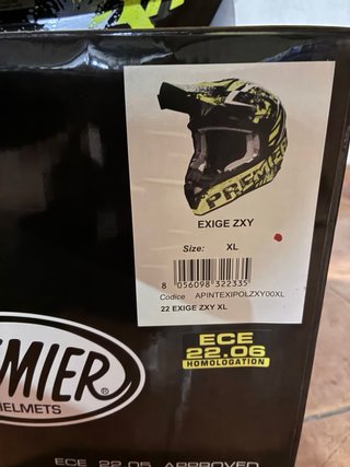 Casco Enduro Premier Exige XL