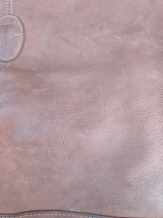 Bolsa de viaje de piel marrón