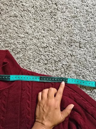 Maglione Settebello Uomo Bordeaux Trecce Vintage