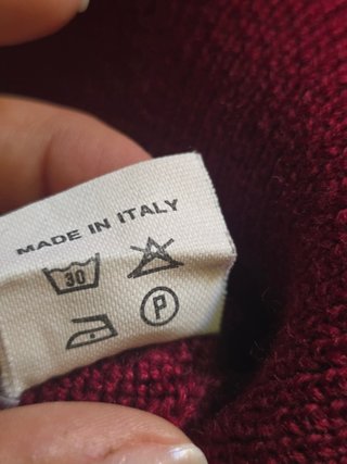 Maglione Settebello Uomo Bordeaux Trecce Vintage