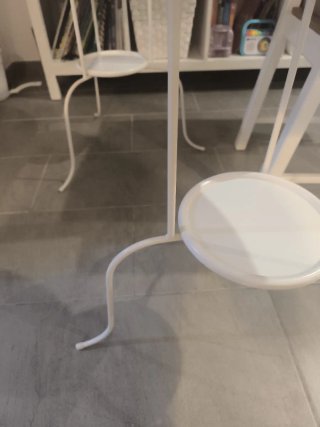 Tavolo da salotto rotondo bianco Ikea