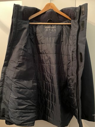 Abrigo C&A Invierno Talla XL Azul grisaceo