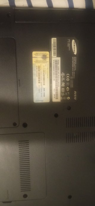 Portátil Samsung rv510 2010 Negro con Windows 7
