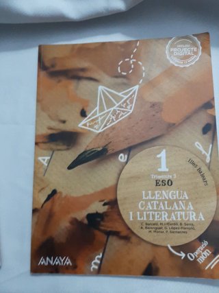 Llengua catalana i literatura, 1 ESO, Operació ...