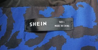 Chaqueta Shein Talla L Leopardo Degradado