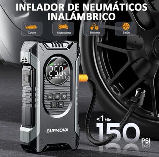 Arrancador Inflador Batería Externa Coche