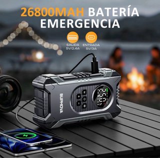 Arrancador Inflador Batería Externa Coche